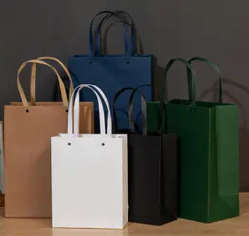 Flat rope paper bag